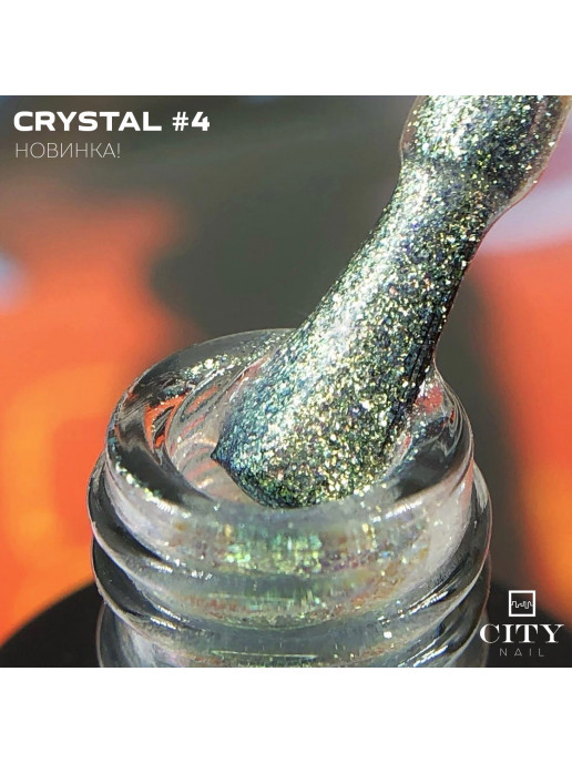 Гель-лак CITY NAIL Crystal 4, 10мл