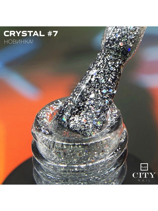 Гель-лак CITY NAIL Crystal 7, 10мл