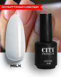 Гель С Кистью City Premium Fast Gel Milk 15мл