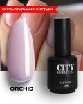 Гель С Кистью City Premium Fast Gel Orchid, 15мл