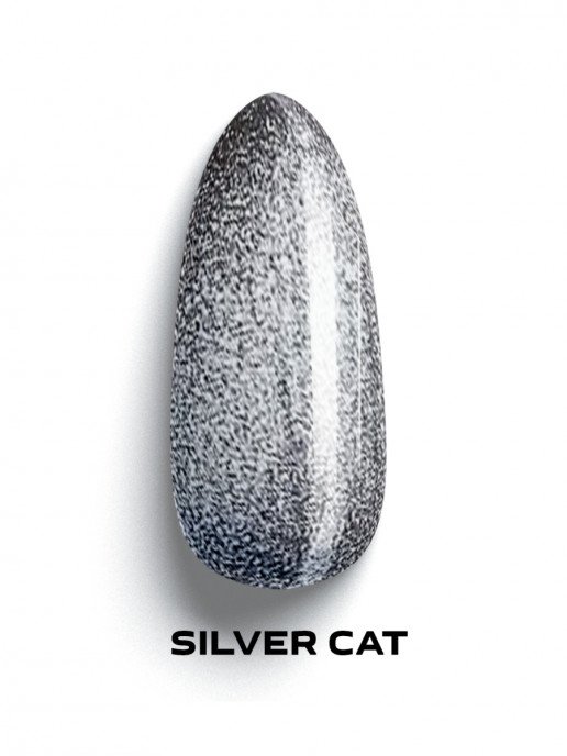 Гель-Лак Хрустальная Кошка Silver Cat, 15мл